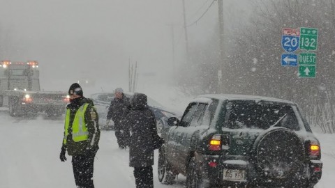 Sortie de route à Montmagny