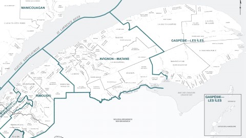 L?EST-DU-QUÉBEC CONSERVE QUATRE CIRCONSCRIPTIONS
