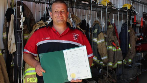 Deux pompiers mis à l’honneur pour leurs gestes