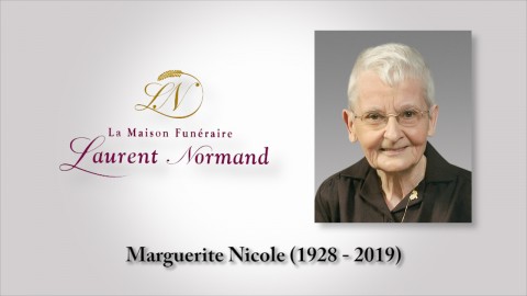 Marguerite Nicole (1928 - 2019)