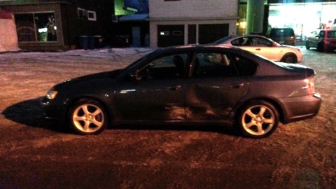 Collision latérale sur le Boulevard Taché Est