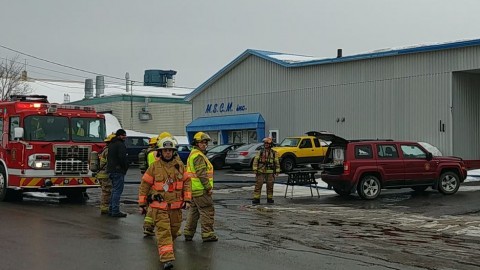 Début d’incendie chez M.S.C.M inc. de Montmagny