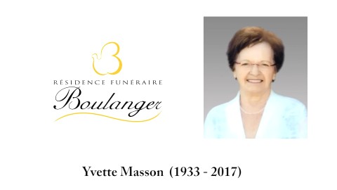 Yvette Masson (1933 - 2017)