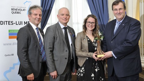 Une Magnymontoise est lauréate du Prix Hommage-Bénévolat Québec 2017