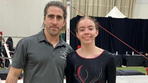 Sports Zoé Caron brille au Championnat Québécois de gymnastique