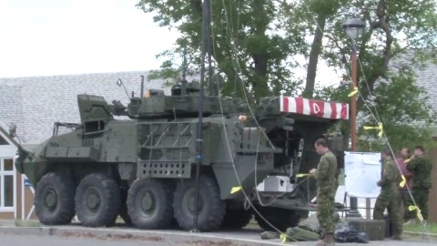 Des troupes de Valcartier en entrainement à Berthier-sur-Mer