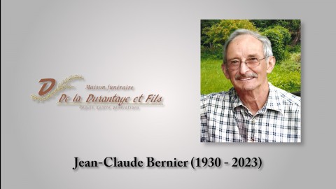 Jean-Claude Bernier (1930 - 2023)