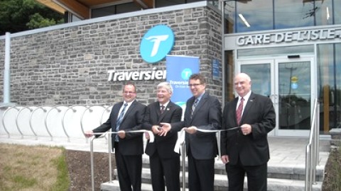 C'était l'inauguration officielle de la gare fluviale de L'Isle-aux-Grues