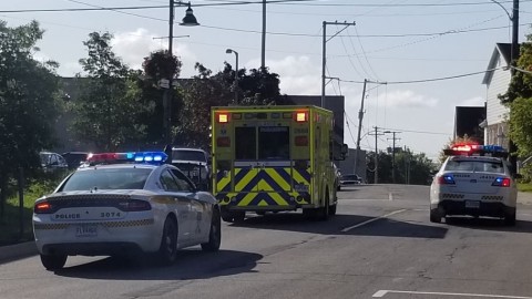 Un taxi entre en collision avec une piétonne à Montmagny