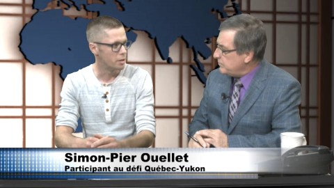 	            	Entrevue : Simon-Pier Ouellet, participant au défi Québec-Yukon à moto	            