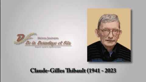 Claude-Gilles Thibault (1941 - 2023)
