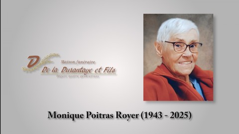 Monique Poitras Royer (1943 - 2025)