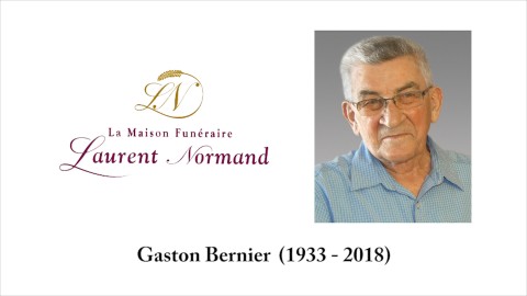 Gaston Bernier  (1933 - 2018)