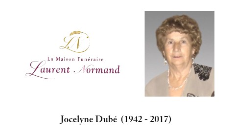 Jocelyne Dubé (1942 - 2017)