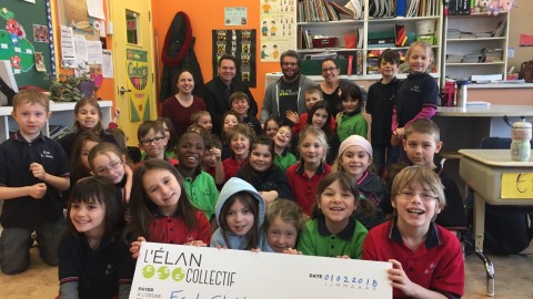 L’Élan collectif soutient l’école Saint-Nicolas de Montmagny afin de fabriquer une serre