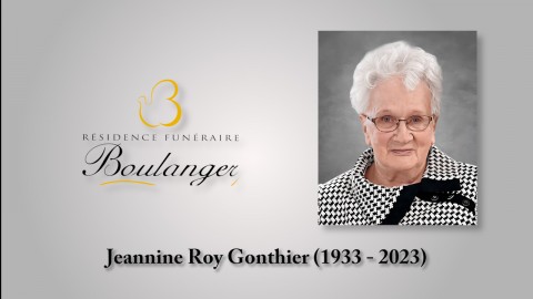 Jeannine Roy Gonthier (1933 - 2023)
