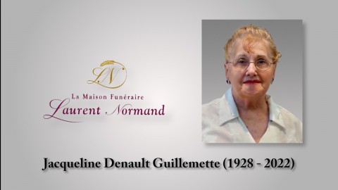 Jacqueline Denault Guillemette (1928 - 2022)