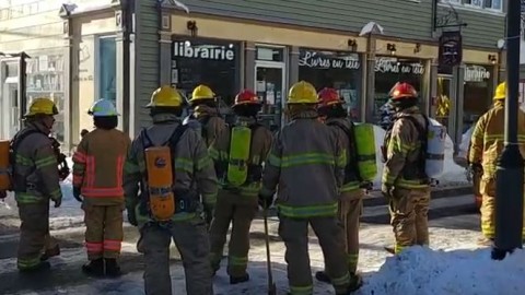 Début d’incendie à la Librairie Livres en tête de Montmagny