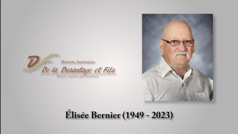 Élisée Bernier (1949 - 2023)