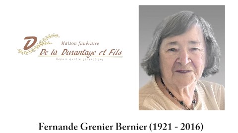 Fernande Grenier Bernier (1921 - 2016) 
