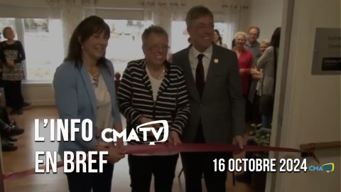 L'Info CMATV en bref du 16 octobre 2024