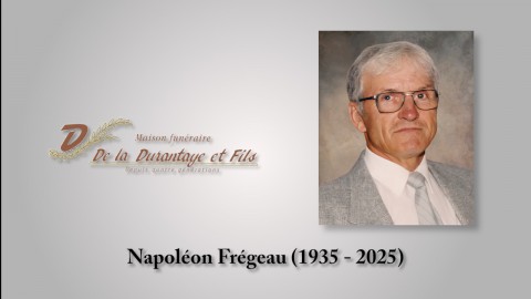 Napoléon Frégeau (1935 - 2025)