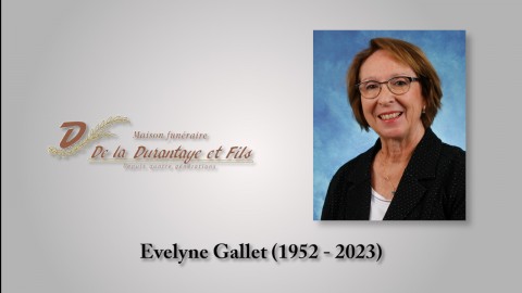 Evelyne Gallet (1952 - 2023)