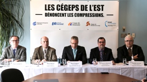 Budget du Québec 2015-2016: Les directions des cégeps de l'Est du Québec inquiètes pour l'avenir