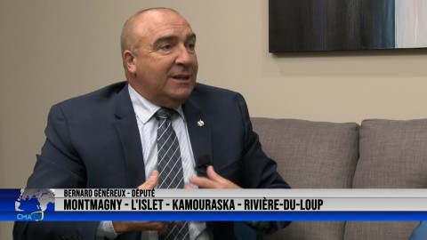 Entrevue - Bernard Généreux, député de Montmagny-L'Islet-Kam.-Riv. du Loup - 29 octobre 2021