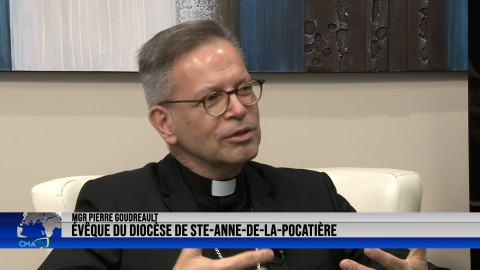 Entrevue - Mgr Pierre Goudreault, évêque de Ste-Anne-de-la-Pocatière - 24 mars 2022