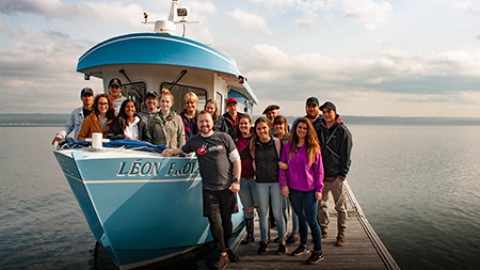 Sortie à l'Île-aux-Basques pour des étudiants de Sciences humaines