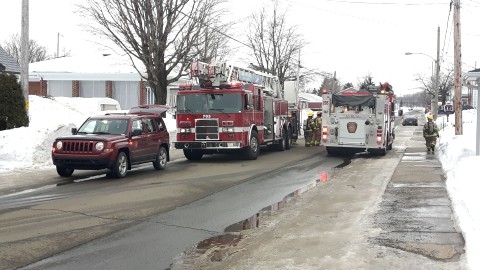 Début de feu de cheminée dans une résidence de la 6e rue à Montmagny