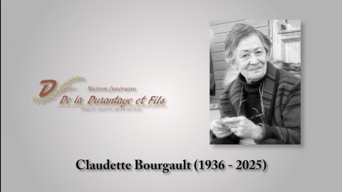 Claudette Bourgault (1936 - 2025)