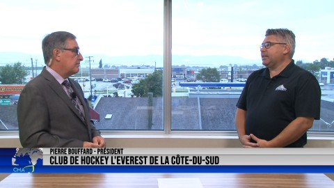 Entrevue - Pierre Bouffard, Président du club de hockey l'Everest - 10 septembre 2021