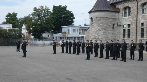 Défilé et cérémonie hors du commun à Montmagny