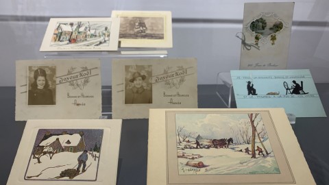 Les cartes de vœux en exposition au Musée de la mémoire vivante