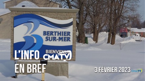 L'Info CMATV en bref du 3 février 2023