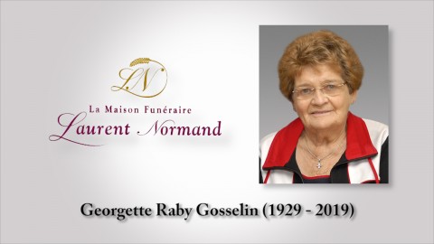 Georgette Raby Gosselin (1929 - 2019)