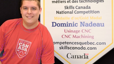 De retour des Mondiaux des métiers - FÉLICITATIONS À DOMINIC NADEAU