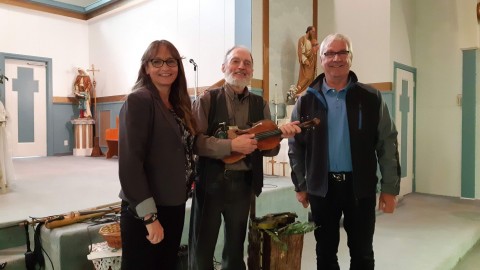 La Table des bibliothèques de la MRC de Montmagny inaugure ses activités d’animation avec Véronique Morin et Jocelyn Bérubé !