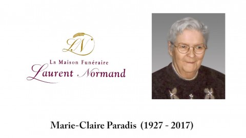 Marie-Claire Paradis (1927 - 2017)