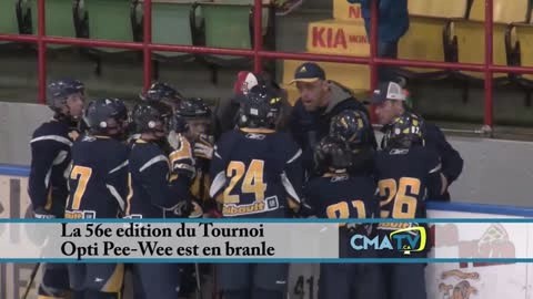 La 56e édition du Tournoi Opti Pee-Wee est en branle