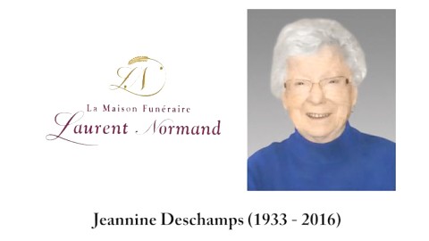Jeannine Deschamps (1933 - 2016)