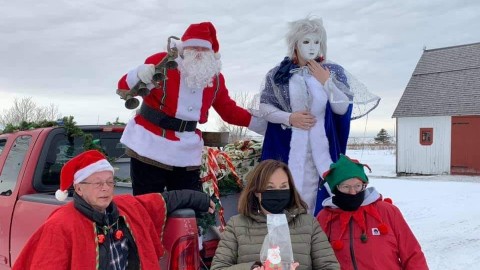 Une parade de Noël qui réchauffe le cœur des insulaires de L’Isle-aux-Grues