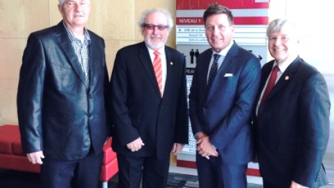 Norbert Morin participe à la Tournée régionale du ministre Pierre Moreau
