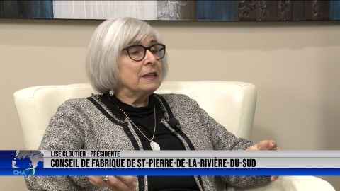 Entrevue - LIse Cloutier - présidente du conseil de fabrique de St-Pierre-de-la-Riv.-du-Sud - 25 novembre 2021