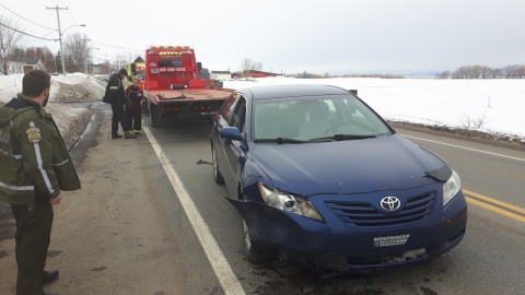 Accident avec blessé à Cap-Saint-Ignace