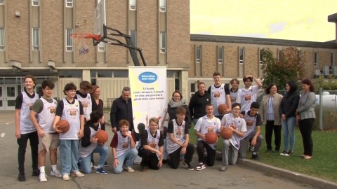 Le basketball pour contrer le vapotage à l’école secondaire Louis-Jacques-Casault