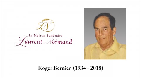 Roger Bernier (1934 - 2018)