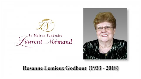 Rosanne Lemieux Godbout (1933 - 2018)